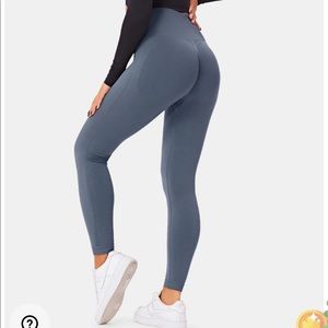 HALARA High Waisted Butt Lifting Seamless Plain Full Length Legging Size XL